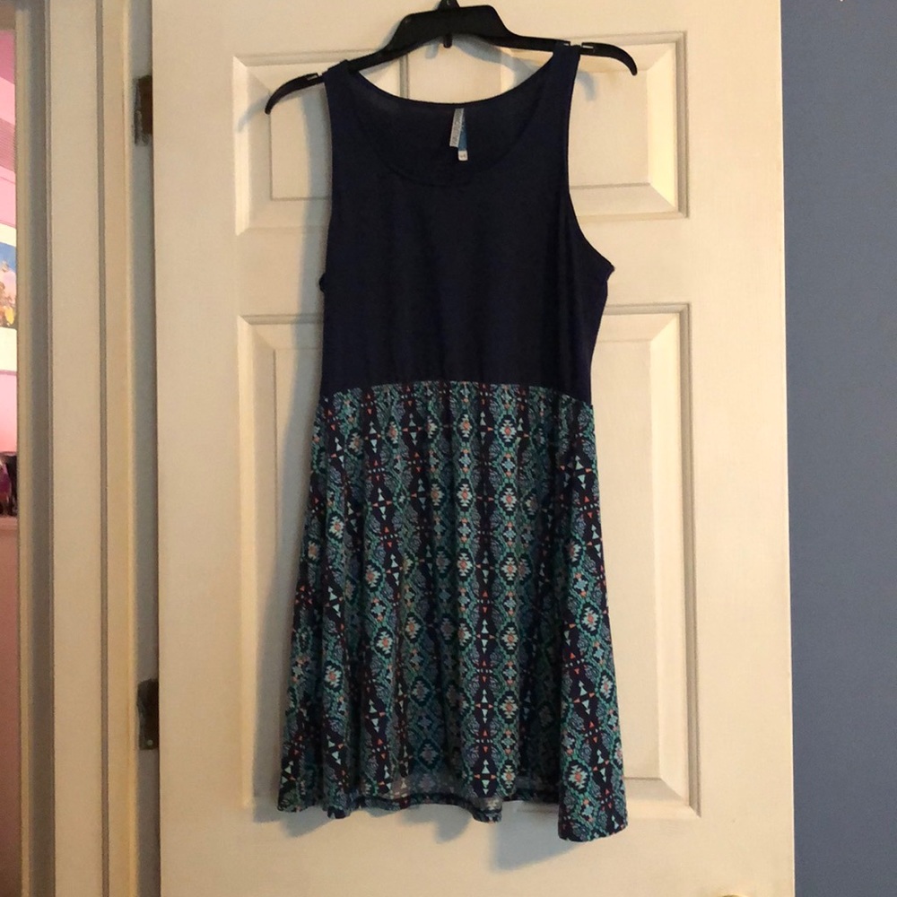Aztec patterned dress